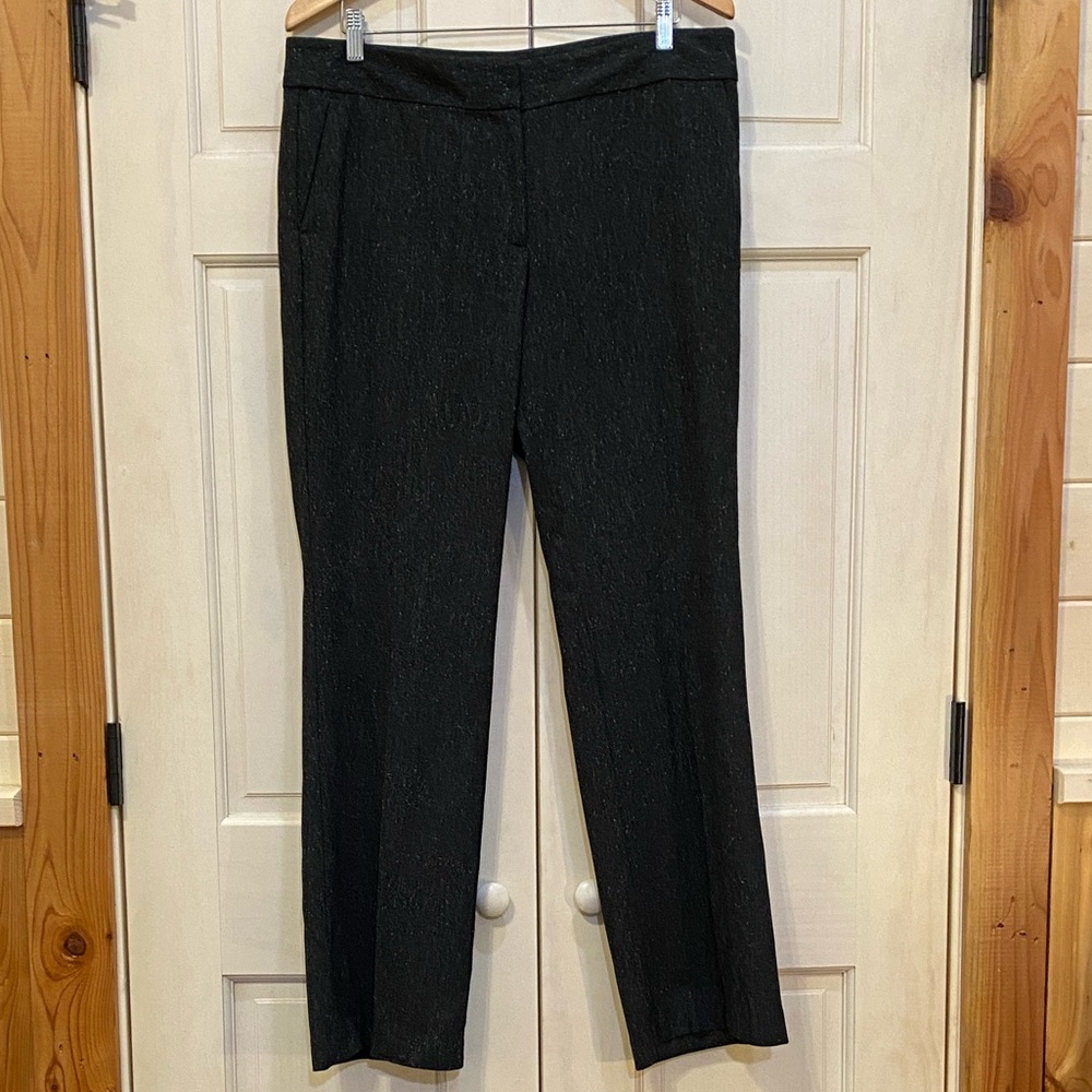 Ann Taylor Factory Black Dress Pants with White Speckle
